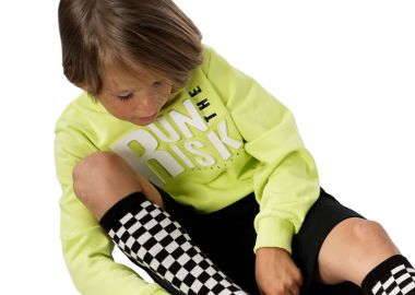 Μπλούζα φούτερ για αγόρι με ανάγλυφο τύπωμα | ΛΑΙΜ - Energiers - 